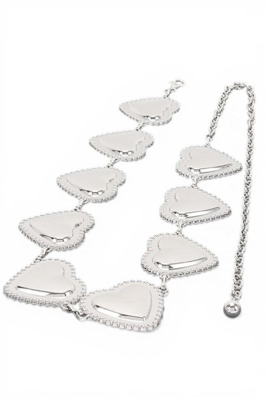 Heart chain belt