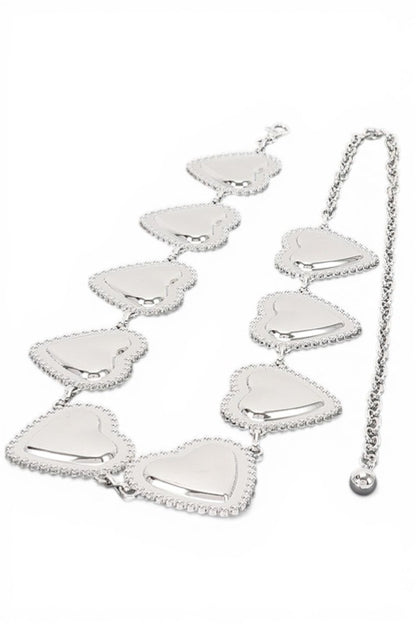 Heart chain belt