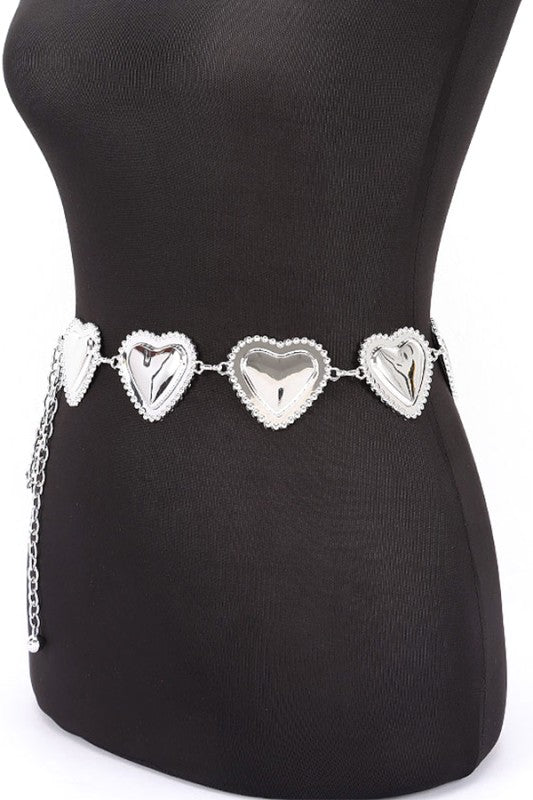 Heart chain belt