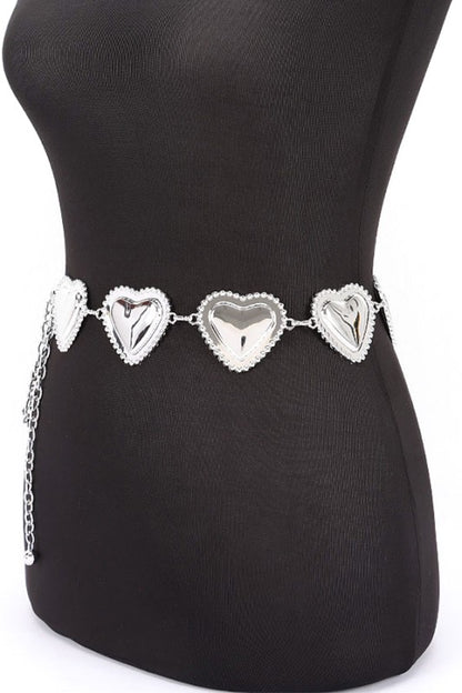 Heart chain belt