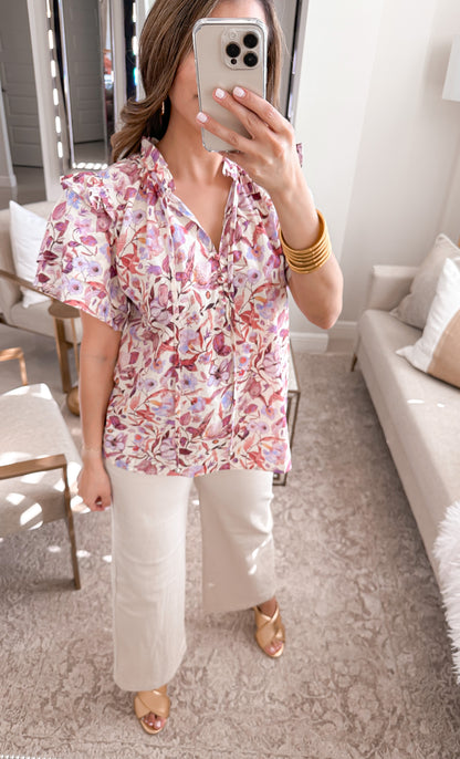 LIDIA FLORAL TOP