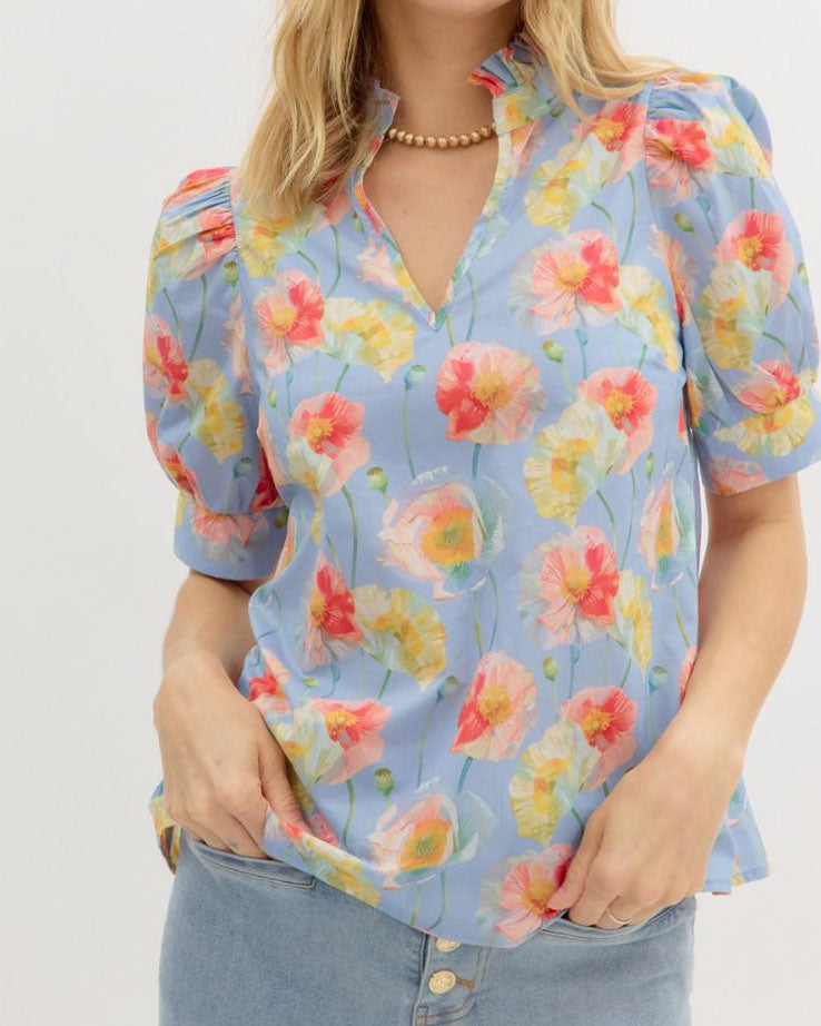 Danita Floral Top