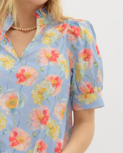 Danita Floral Top