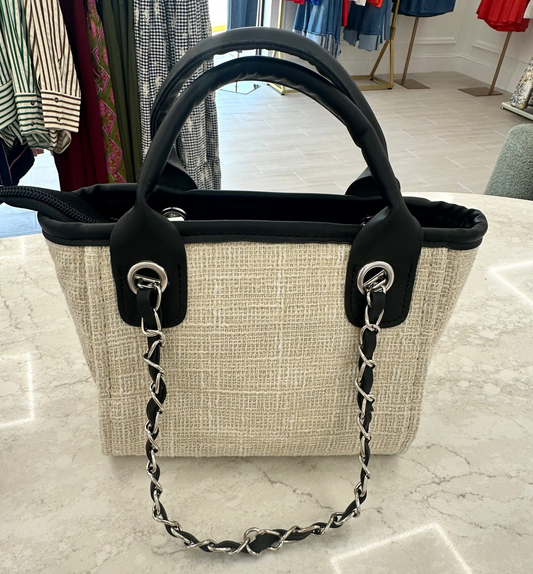 Mini tweed bag