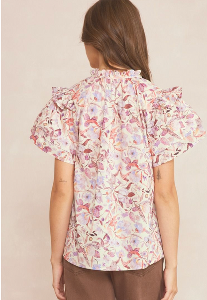 LIDIA FLORAL TOP