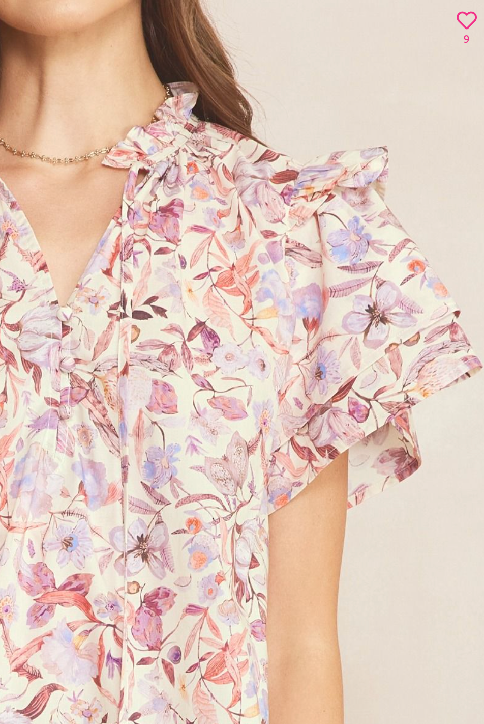 LIDIA FLORAL TOP