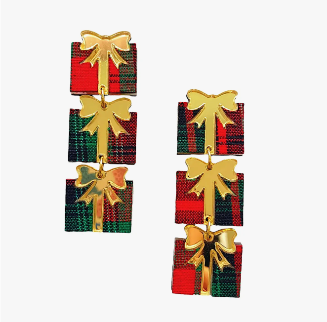 Holiday Present Earrings