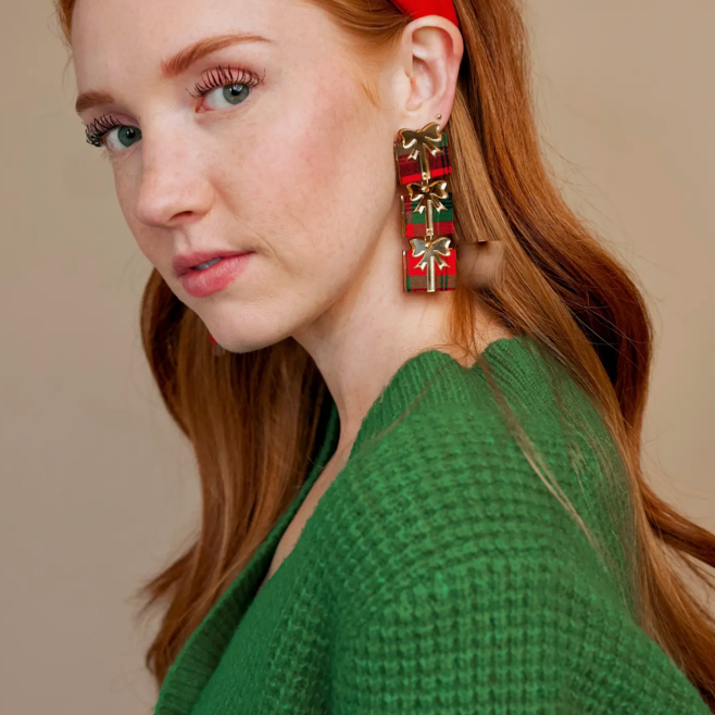 Holiday Present Earrings