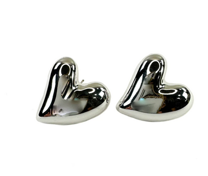 CHUNKY HEART EARRINGS