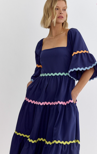 SHALOM MIDI DRESS