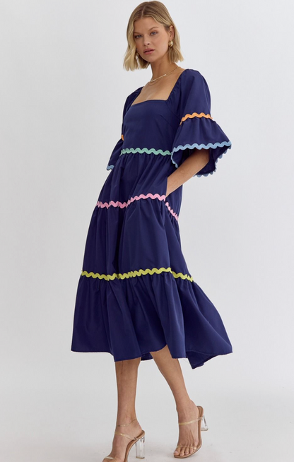 SHALOM MIDI DRESS