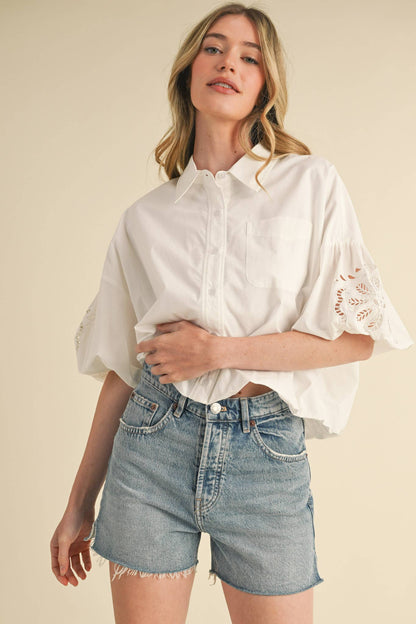 Belinda Bubble Sleeve Top