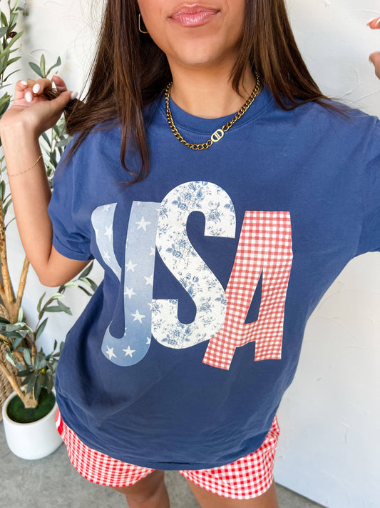 USA Picnic tee