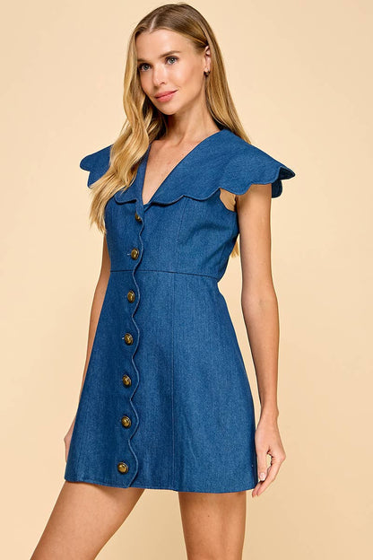 MAYA DENIM DRESS