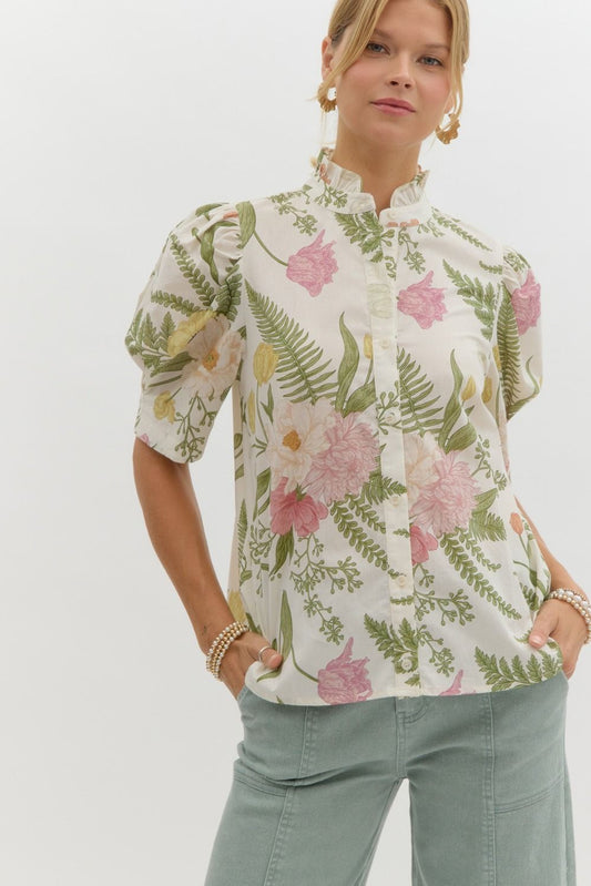 FERN FLORAL TOP