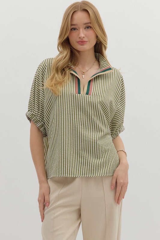 LUCIA GREEN TOP