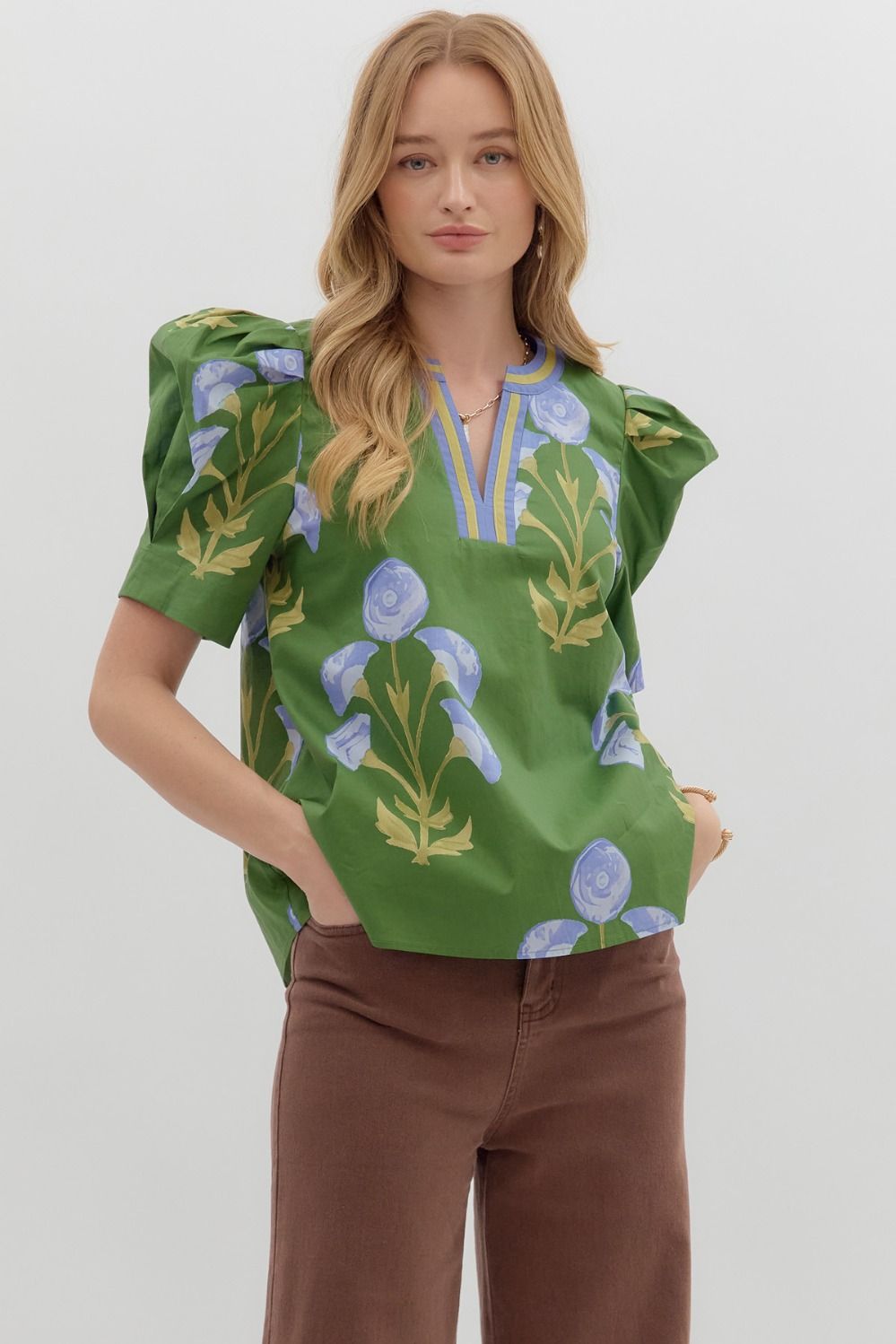 Zarai floral top