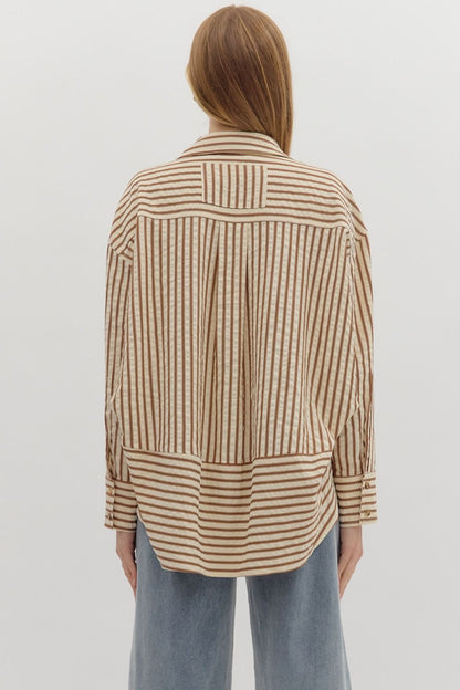 TULSI BUTTON UP TOP
