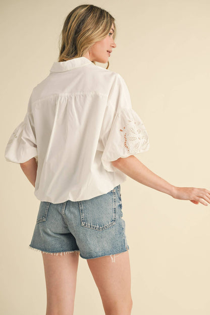 Belinda Bubble Sleeve Top