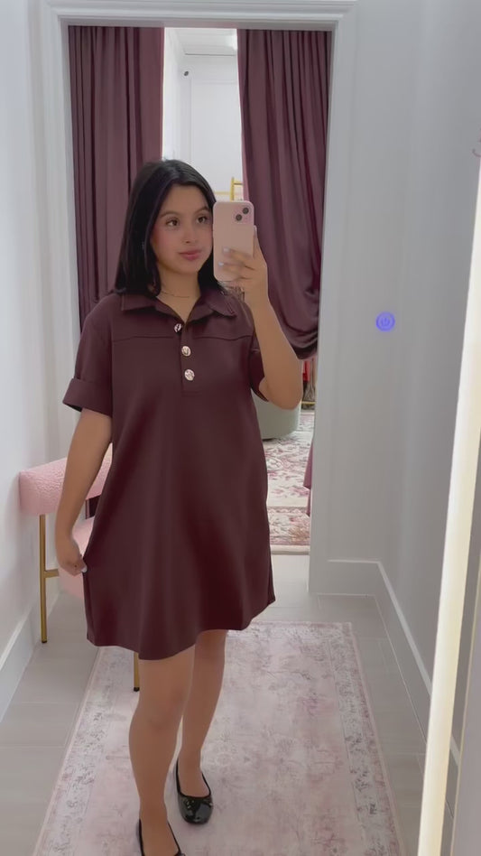 Debbie mini shift dress