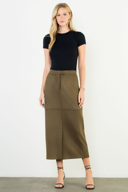 Aliénor - THML Suede Skirt