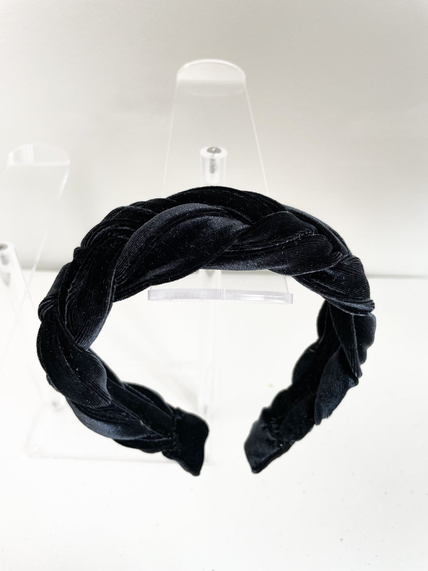 BRAIDED VELVET HEADBAND